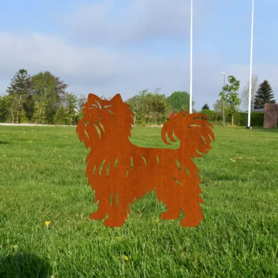 Affenpinscher i corten | Onlinesmeden.dk