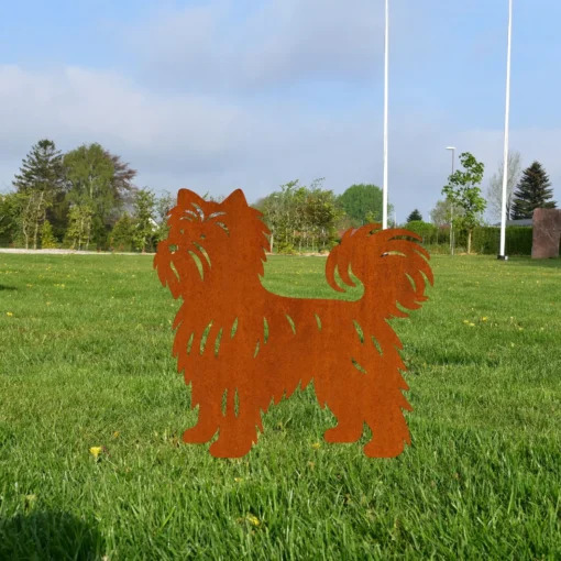 Affenpinscher i corten | Onlinesmeden.dk